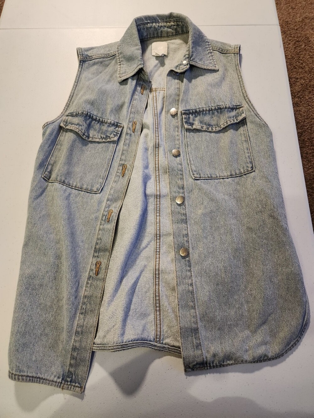 H&M denim vest